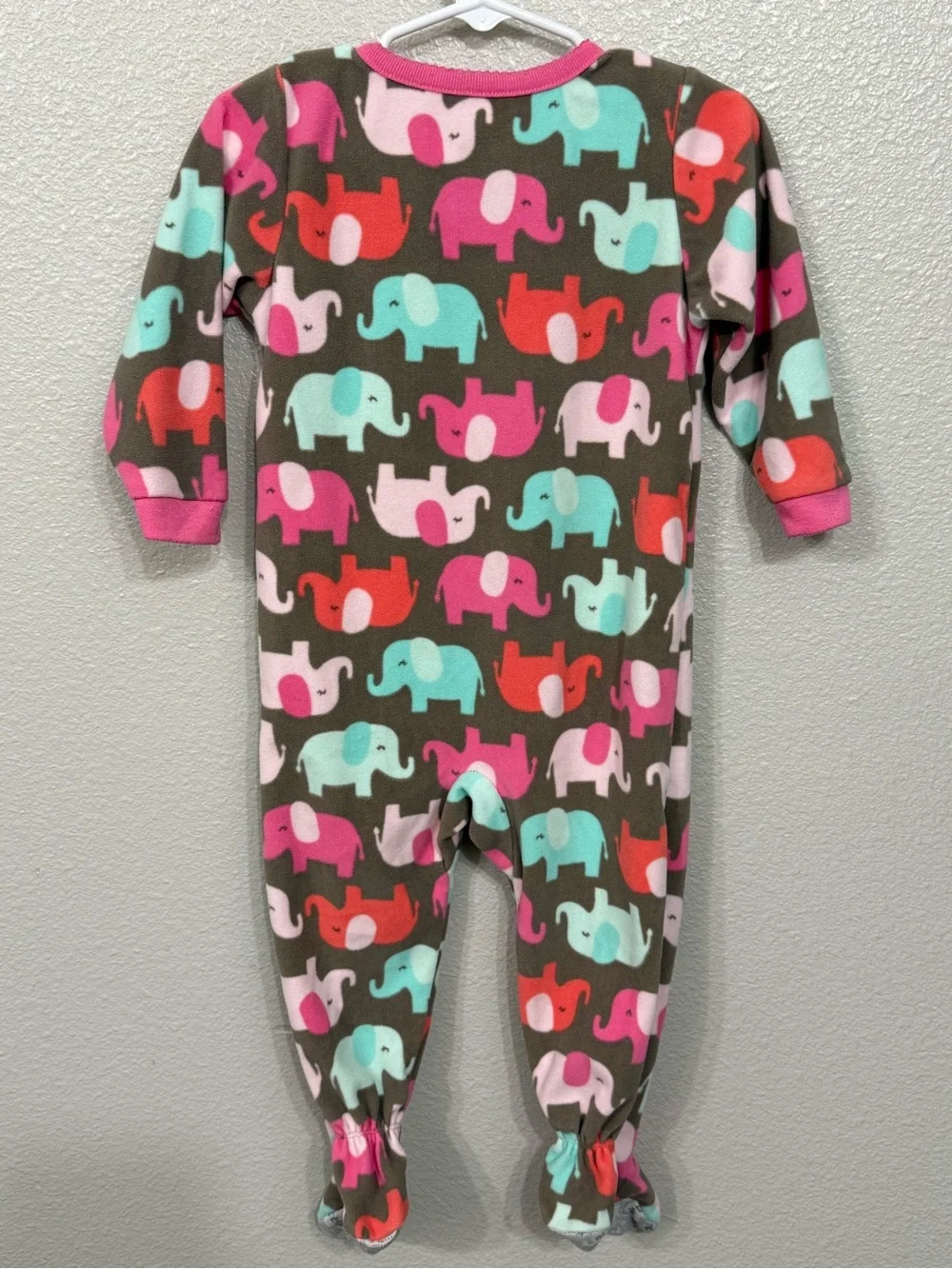 Carter’s Elephant Fleece Footie Pajamas 18M 🐘